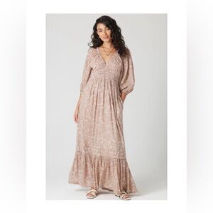 Octavia Maxi Dress in Sandstone NWOT